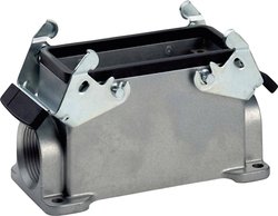 Obudowa gniazda cokołowa, wersja niska, 1 wejście kablowe, klamra podwójna, seria H-B 10 Obudowa podstawowa M20 EPIC® H-B 10 LAPP 19034000 1 szt.