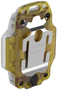 Lampa wielofunkcyjna Armytek Crystal Yellow Compact 5 w 1 ze światłem białym i czerwonym ArmyTek F07001Y Crystal Yellow Lampka przenośna   LED żółty, przeźroczysty
