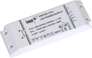 Dehner Elektronik LED 12V200W-MM-EU Transformator LED, Sterownik LED  Stałonapięciowy 200 W 15 A 12 V/DC Możlowość stosowania w meblach 1 szt.