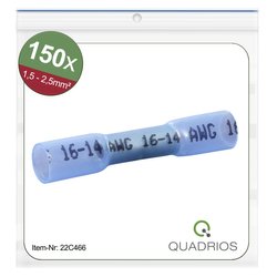 Złącze doczołowe Quadrios 22C466 22C466, z pełną izolacją , 1.5 - 2.5 mm², 37 mm, 1 zest.