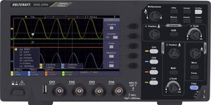 Oscyloskop cyfrowy VOLTCRAFT DSO-2104 100 MHz 1 GSa/s