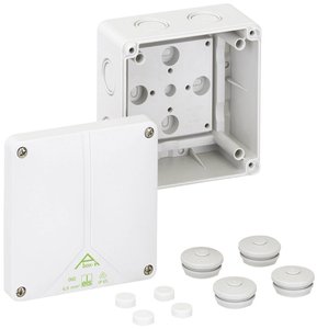 Puszka instalacyjna Spelsberg Abox-i 060-leer, IP65, (D x S x W) 110 x 110 x 67 mm, szary, 1 szt.