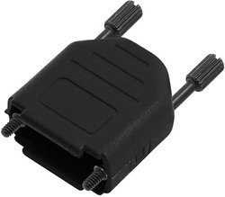 Obudowa złącza D-SUB encitech DPPK15-FMBK-K 6260-0111-02, poliamid, 180 °, 1 szt.