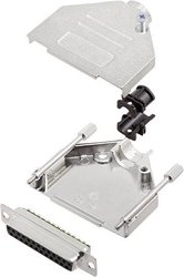 Zestaw listew żeńskich D-Sub encitech DTZK25-DMS-K 6355-0002-33, rzędy: 2, styki: 25, 180 °, 1 zest.