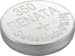 Bateria guzikowa, srebrowo-tlenkowa Renata 350 Bateria guzikowa Renata 350, 1,55 V, 105 mAh