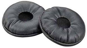 Plantronics 87229-01 poduszka na słuchawki czarna skóra syntetyczna 2 szt. Plantronics 87229-01 Zestaw słuchawkowy, nauszniki  CS540, Savi 740