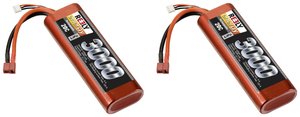 Pakiet akumulatorów (LiPo) 7.4 V 3000 mAh 20 C Reely Stick Hardcase System złączy T