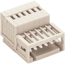 3-bieg. raster 2,5 mm / 0.098 in, jasnoszary WAGO 733-203 wtyk 1 szt.