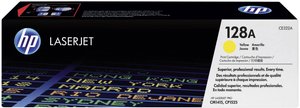 Toner HP 128A, CE322A, oryginalny, żółty