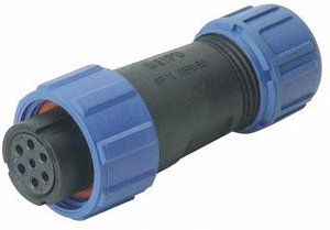 Złącze IP68 serii SP13 Weipu SP1310 / S 6 II, 1 szt.