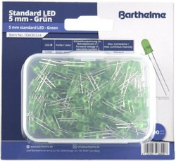 Akcesoria LED Barthelme 00430324, 5 mm, 120 mcd, 100 szt.