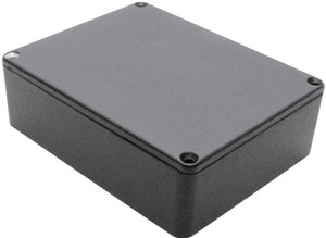 Obudowa uniwersalna Hammond Electronics 1590BB2BK, (D x S x W) 119 x 94 x 38 mm, odlew aluminiowy, 1 szt.