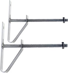 Wieszak na opony, Długość: 170 mm, montaż na ścianie, para