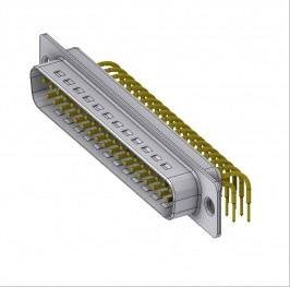 Złącze męskie D-Sub Deltron Connectors DT 37 PYC/2, rzędy: 2, styki: 37, 90 °, 1 szt.