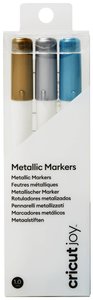 Cricut Joy Medium Point Markers Zestaw długopisów  złoty, srebrny, niebieski