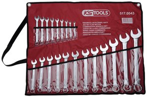 Zestaw kluczy płasko oczkowych KS Tools  517.0043 32 mm