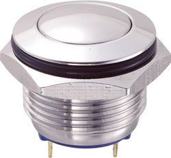 Przycisk wandaloodporny chwilowy TRU COMPONENTS GQ16B-10/J/S, 1 x wył/(wł), 1 szt.