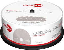 Płyta Blu-ray Primeon 2761318, 50 GB, 8 x, 25 szt.