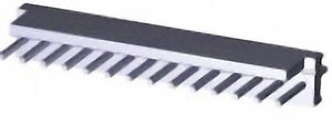 Listwa kołkowa, męska, standardowa TE Connectivity MTA-100 1-640454-4, wire-to-wire, piny: 14, 5 A, 1 szt.