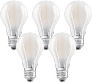 E-27 LED 6.5 W = 60 W ciepła biel filament Żarówka LED OSRAM 4058075090620 E-27 6.5 W = 60 W 806 lm ciepła biel 5 szt.