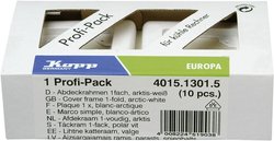 Ramka Kopp Europa 401513015, biały, matowy
