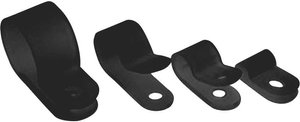 Obejma mocująca HellermannTyton H5P-HS-BK 211-60004, Zakres średnicy wiązki: 9.50 mm (max) przykręcany  bez halogenów, stabilność cieplna 1 szt.