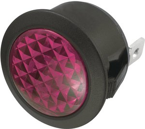 Standardowa lampa sygnałowa z żarówką TRU COMPONENTS 1588042 20.20 mm 12 - 12 V/DC czerwony 1 szt.