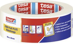 tesa® 4306 Profi PLUS taśma malarska - taśma malarska zapewniająca czyste i płaskie krawędzie lakieru Taśma maskująca tesa tesakrepp® 04306-00045-02 PREMIUM (D x S) 50 m x 38 mm 50 m 1 szt.