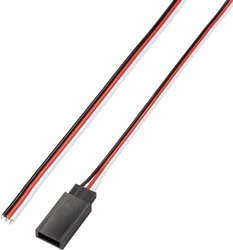 SERWO REELY DO MODELU GEGENKABEL PŁASKIE, 10 SZTUK Kabel z wtyczką do serwa Reely RE-6992133 10 szt.