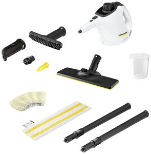 Odkurzacz parowy Kärcher Home & Garden SC 1 EasyFix 1200 W biały, czarny
