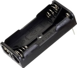 Komora baterii TRU COMPONENTS BH-421-3P 2 x AAA, Pin stykowy