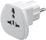 Przejsciówka, adapter podróżny Goobay gniazdo USA, Włochy, UK / wtyk polski