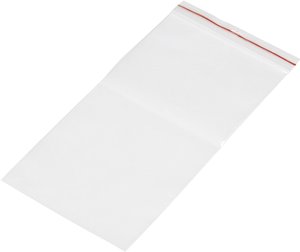 Woreczek strunowy bez paska opisowego (S x W) 100 mm x 200 mm przezroczysty polietylen  490084
