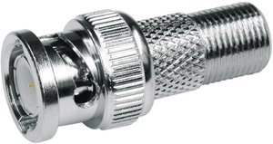 Adapter BNC Telegärtner J01008A0023 złącze męskie BNC - złącze żeńskie  F  1 szt.