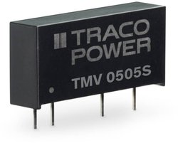 Przetwornica DC/DC, do PCB TracoPower TMV 2405S TMV 2405S, SIL-7, 2 W, 5 V/DC, 200 mA, 1 szt.