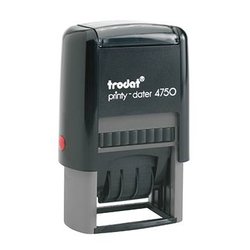 Trodat Pieczątka datująca Printy-Dater 41 x 24 mm (szer. x wys.) szary, czarny Pieczątka datująca Trodat Printy-Dater 64247, 1 szt.