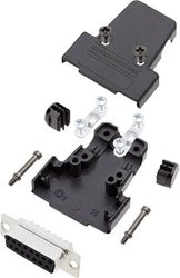 Zestaw listew żeńskich D-Sub encitech TRI-P-15-DBS-K 6355-0036-12, rzędy: 2, styki: 15, 180 °, 1 zest.