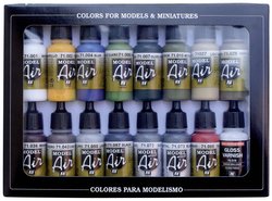 Farba tonowa Vallejo 771192 71192, 16 szt.