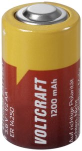 Bateria 1/2 AA VOLTCRAFT, 3.6 V, 1200 mAh, litowe, 1 szt.