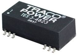 Przetwornica DC/DC, SMD TracoPower TES 3-1222 TES 3-1222, SMD, 3 W, 5 V/DC, 125 mA, 1 szt.
