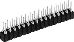 Listwa pinowa precyzyjna, W & P Products 257-040-2-50-00-6 RM: 2,0 mm