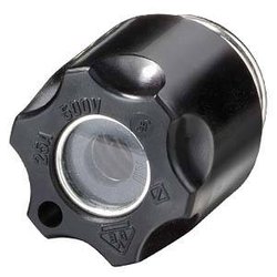 Zakrętka DIAZED DII 25A AC DC 500V materiał izolacyjny z otworem pomiarowym Nasadka przykręcana Siemens 5SH1221 25 A    500 V/AC