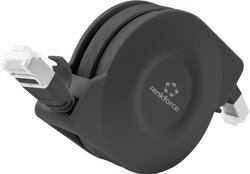 Kabel połączeniowy LAN Renkforce RF-4476386, 1 szt., RJ45, CAT 6a, U/FTP, 1.50 m, czarny