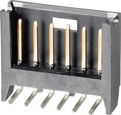Listwa kołkowa, męska, standardowa TE Connectivity AMPMODU 280378-1, wire-to-board, piny: 4, 3 A, 1 szt.