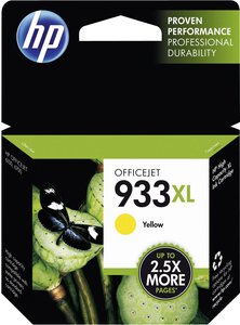 Tusz HP 933XL, CN056AE, oryginalny, żółty