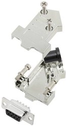 Zestaw listew żeńskich D-Sub TRU COMPONENTS TCD45NT09MDBSK 7708512, rzędy: 2, styki: 9, 45 °, 1 szt.