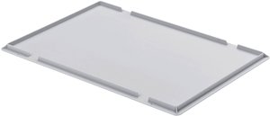 Pokrywa Alutec  05090  (D x S) 400 mm x 600 mm szary 1 szt.