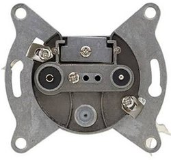 Gniazdo TV, Radio, SAT REV 0399640006, cynkowy