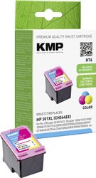 Tusz zamiennik KMP H76 Zamiennik HP 301XL, CH564EE Cyjan, Magenta, Żółty