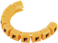 Oznacznik kablowy  TRU COMPONENTS  TC-MB1/F203 pomarańczowy 1593409 Zawartość: 10 szt.